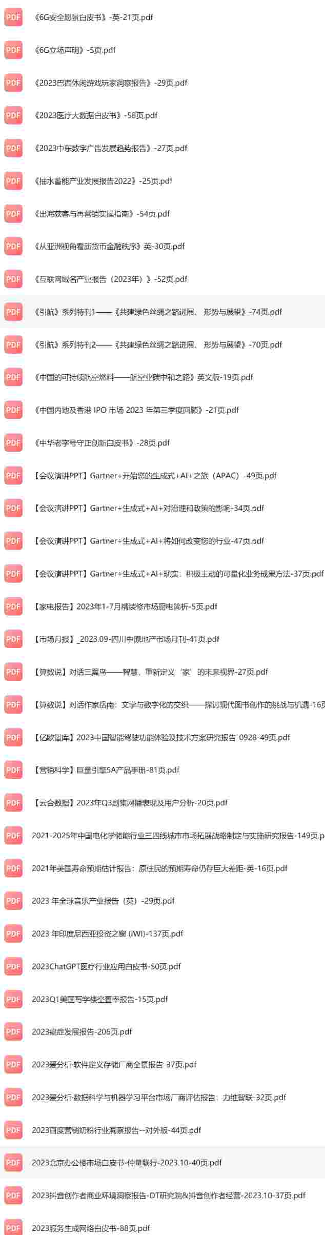 2023年各行各业重点报告资源.jpg